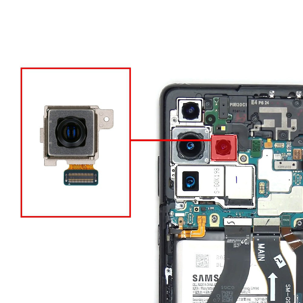 Rear Camera (Telephoto 10MP) for Samsung Galaxy S21 Ultra 5G G998B GH96-13969A (Gold) Rear Camera (Telephoto 10MP) for Samsung Galaxy S21 Ultra 5G G998B GH96-13969A (Gold)